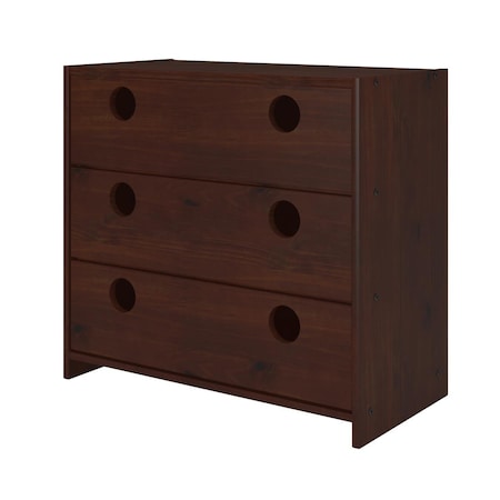 Facelift First PD-780B-TCP 3 Drawer Chest In Dark Cappuccino FA921946